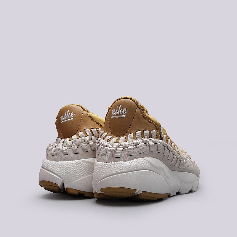 мужские бежевые кроссовки Nike Footscape Woven Chukka QS 913929-700 - цена, описание, фото 4